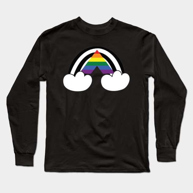 Straight Ally pride flag Long Sleeve T-Shirt by snowshade